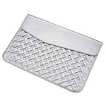 Hand-Woven Computer Bag Notebook Liner Bag, Applicable Model: 12 inch (A1534)(Silver)
