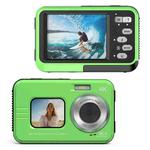 WDC901 3.5m Waterproof 48MP HD Dual Screen Outdoor Sports Digital Camera US Plug(Green)