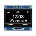 Waveshare 1.54 Inch OLED Display Module, 128×64 Resolution, SPI / I2C Communication(White)