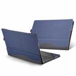 For Samsung Galaxy Book 3 Pro 16 Inch Leather Laptop Anti-Fall Protective Case(Dark Blue)