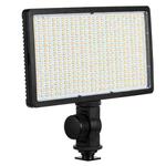 416 LEDs Stepless Adjustment Live Fill Light Reversible Photography Soft Light, Style: 8 inch(EU Plug)