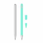 2 Sets 3 In 1 Stylus Silicone Protective Cover + Two-Color Pen Cap Set For Huawei M-Pencil(Mint Green)