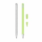 2 Sets 3 In 1 Stylus Silicone Protective Cover + Two-Color Pen Cap Set For Huawei M-Pencil(Matcha Green)