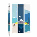 2 PCS 3 in 1 Stylus Frosted Protective Film Sticker Set For Apple Pencil 1(AP077)