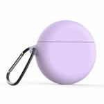 5 PCS Silicone Protective Case for Huawei FreeBuds 3, Colour: Purple + Hook