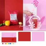 60 X 60cm Non-Reflective Matte PVC Board Double-Sided Solid Color Photo Background Board Filming Photography Props(Red + Pink)