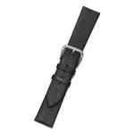 Chain Calfskin Lizard Pattern Watch Band, Size: Strap Width  12mm(Black Silver Pin Buckle)