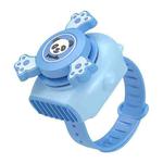 3211 Gyro Cartoon Watch Fan USB Charging Mini Kids Fan(Blue)