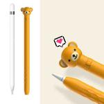 Cartoon Silicone Capacitive Pen Non-Slip And Anti-Drop Protective Cover For Apple Pencil 1(Bear)