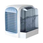 F10 Mini Portable USB Fan Household Desktop Water-Cooled Air-Conditioning Fan(Blue)