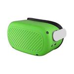 VR Glasses Silicone Waterproof Dust-Proof And Fall-Proof Protective Shell For Oculus Quest2(Luminous Green)