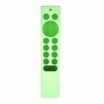 2 PCS Y7 Remote Control Silicone Protective Cover For NVIDIA Shield TV Pro/4K HDR(Luminousg Green)