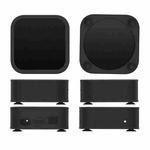 T7 Set-top Box Silicone Case Anti-drop Dust-proof Protective Sleeve for Apple TV 4K(Black)
