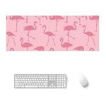 800x300x2mm  Office Learning Rubber Mouse Pad Table Mat(7 Flamingo)