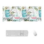 900x400x5mm Office Learning Rubber Mouse Pad Table Mat(14 Tropical Rainforest)
