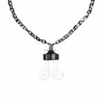 Wireless Earphones Acrylic Strong Magnetic Lightweight Anti-Lost Chain For AirPods(Black)