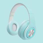 B39 Macaron Wireless Bluetooth Headset Foldable Gaming Headset Support TF Card(Sky Blue)