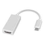 HW-TC01A USB 3.1 Type-C To HDMI Adapter Cable For Computer Phone Projectior(Silver)