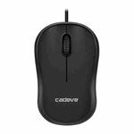 3 PCS Cadeve M220 3 Keys USB Wired Fashion Portable Mouse(Black)