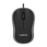 3 PCS Cadeve M220 3 Keys USB Wired Fashion Portable Mouse(Black Gray)