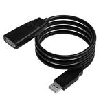 D.Y.TECH USB 2.0 Extension Cable Male to Female Cable with Signal Amplifier, Length： 5m