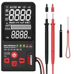 BSIDE ADMS9CLN Dual Mode Intelligent Automatic Digital Multimeter AC/DC Voltage Resistance Frequency Capacitance Meter, Specification: English Version