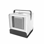 Mini Negative Ion Air Conditioning Fan Office Desktop Air Cooler(White)