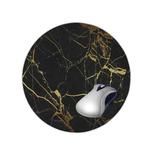 3 PCS Marbled Round Mouse Pad Rubber Non-Slip Mouse Pad, Size: 20 x 20cm Not Overlocked(Marble No. 5)