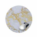 3 PCS Marbled Round Mouse Pad Rubber Non-Slip Mouse Pad, Size:  22 x 22cm Not Overlocked(Marble 2)