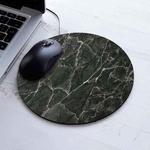 3 PCS Marbled Round Mouse Pad Rubber Non-Slip Mouse Pad, Size:  22 x 22cm Not Overlocked(Marble No. 7)