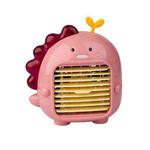 A9 Desktop Dinosaur Fan USB Mini Large Wind Fan(Pink)