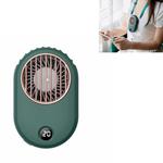 Upgraded Version Of Hanging Neck Fan USB Handheld Portable Fan Desktop Multifunctional Use(Green)