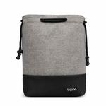 Baona Waterproof Micro SLR Camera Bag Protective Cover Drawstring Pouch Bag, Color: Large Gray