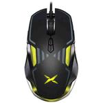 DELUX M628BU 9 Keys Ergonomic Left and Right Hand RGB Breathing Light Wired Mouse(Black)