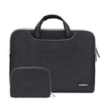 LiSEN LS-116 Simple Laptop Bag Business Laptop Liner Bag, Size: 13.3 inch(Snowflake Nylon Black)