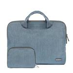 LiSEN LS-116 Simple Laptop Bag Business Laptop Liner Bag, Size: 13.3 inch(Snowflake Nylon Light Blue)