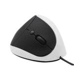 JSY-05 6 Keys Wired Vertical Mouse Ergonomics Brace Optical Mouse(White)