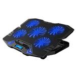 ICE COOREL K5 Laptop Radiator Computer Cooling Bracket, Colour: Standard Version (Black Blue)