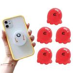 5 PCS Special-Shaped Cartoon Epoxy Retractable Mobile Phone Holder(E14 Octopus)