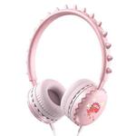 Y18 Cartoon Dinosaur Wired Control Sports Headset with Mic, Cable Length: 1.2m(Pink)