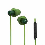 BM0024 Gaming Live Earphone 3.5mm Plug In-Ear Sleep Wired Earphone, Length: 1.1m(Green)