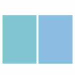 2 PCS Double-Sided Photo Background Paper Thickening Morandi Series Shoot Props(Smog Blue+Lake Green)