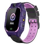 Z6 Children Phone Watch Smart Positioning Full Touch Screen Student Watch(Purple)