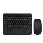 871 9.7 Inch Portable Tablet Bluetooth Keyboard With Touchpad + Mouse Set for iPad(Black + Mouse)