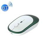 M030 4 Keys 1600DPI Laptop Office Mute Mouse, Style: Bluetooth (Ink Green)