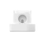 2 In 1 Smart Watch Charging Bracket Desktop Silicone Watch Charging Stand For Apple Watch(White)