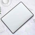 TPU + PC Laptop Protective Case For MacBook Pro 16 inch A2485 2021(Black Side + Matte Transparent Whiter)