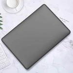 TPU + PC Laptop Protective Case For MacBook Pro 16 inch A2485 2021(Black Side + Matte Transparent Black)