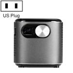 D048B 2.4G/5G WiFi Mini Smart Touch Bluetooth Projector Portable HD Phone Projector(US Plug)