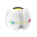 RGB Light Effect Gyro Shape Wireless Bluetooth Audio(White)